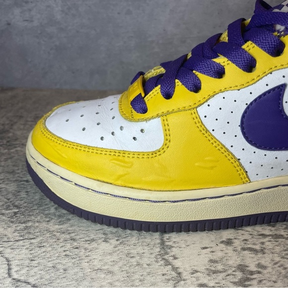 Nike Air Fore 1 'Kobe Bryant' RARE Lakers Sneakers womens sz 6 - Picture 8 of 11